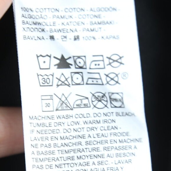 LEVI'S Trademark Classic Relaxed Fit Short Sleeve Black T-Shirt Men's - Picture 4 of 5